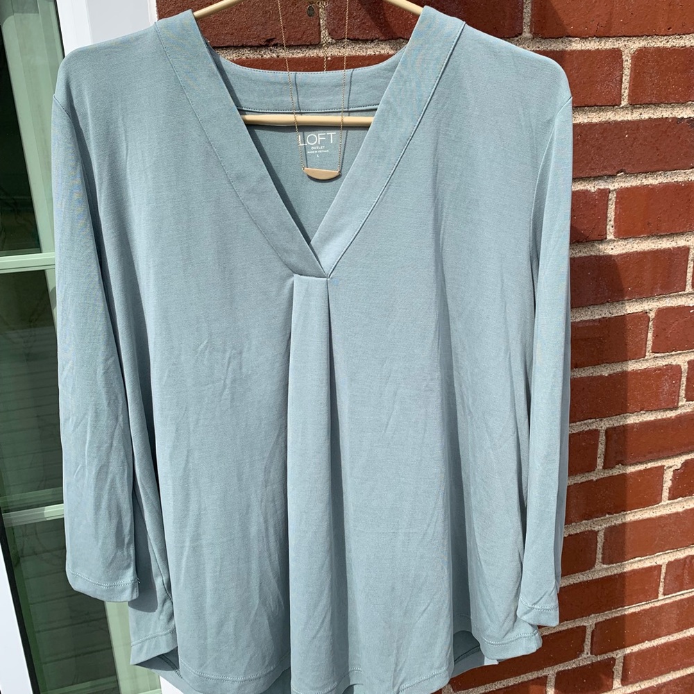 Light blue Loft shirt new with tags